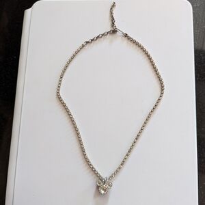 Vintage Mickey Icon cubic zirconia necklace